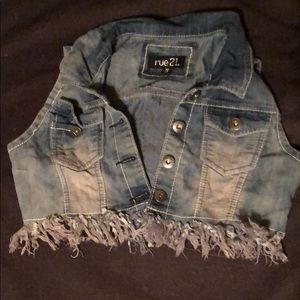Denim vest